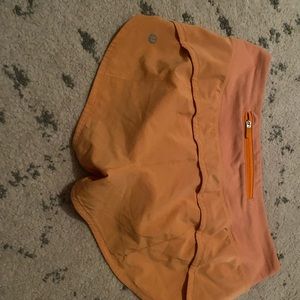 super cute orange lulu shorts